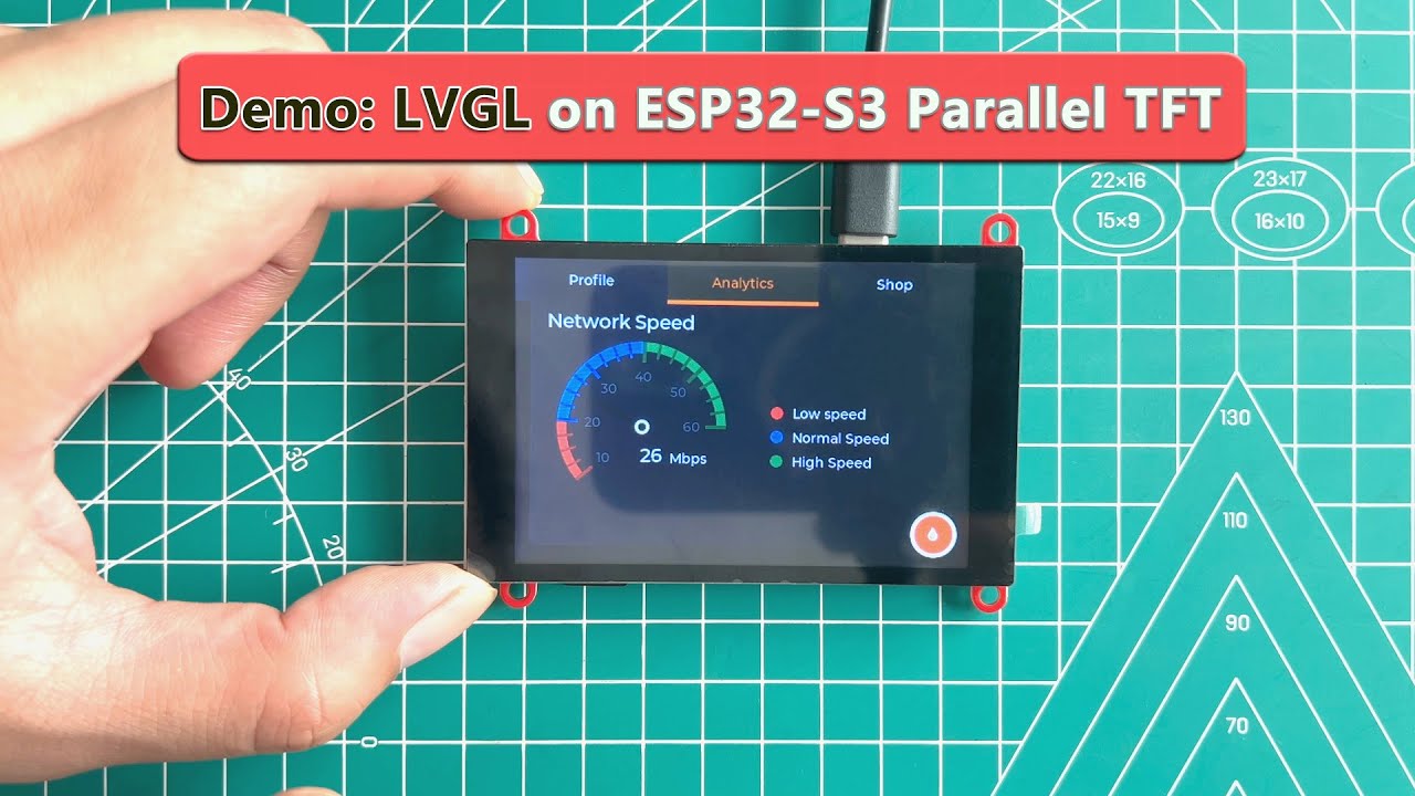 Display TFT 3,5 parallelo con ESP32-S3