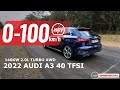 2022 Audi A3 40 TFSI 0-100km/h &amp; engine sound