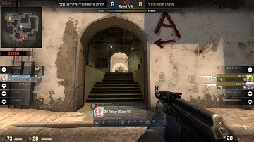 CSGO Mirage Clutch 1v3 | Matchmaking |