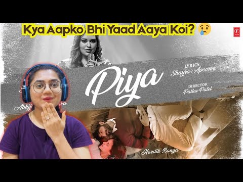 PIYA Song Reaction 💞 | Sneha Shankar | Hardik Banga x Aashi Sahni | T-Series | Hindi Love Song 2025