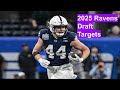 Ravens Draft Targets 2025