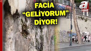 Facia Geliyorum Diyor Çırağan Caddesinde Çökme Riski... A Haber