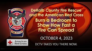 DeKalb Fire Rescue – Smoke Alarm/Burn Demonstration