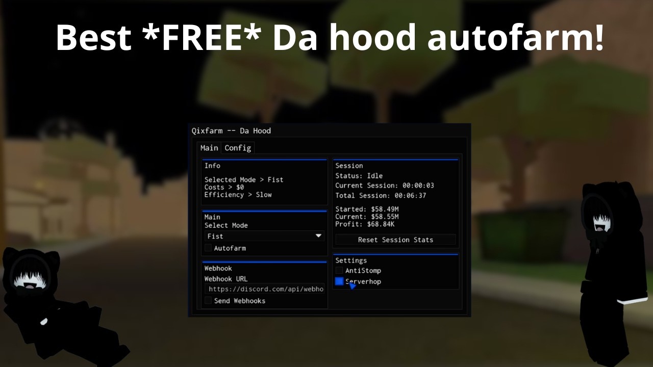 The *BEST* Da hood autofarm script [ FREE ]