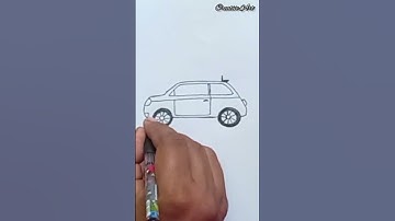 |CAR 🚗DRAWING EASY| |HOW TO DRAW A CAR| #shorts #cardrawing
