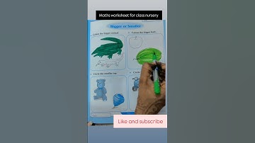 maths worksheet for class nursery. #study #learnnursery #poem #rhymes #colors #easylearning #maths