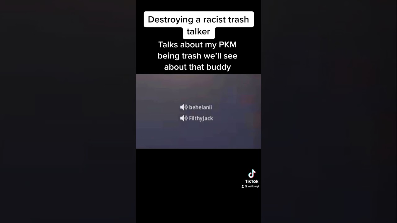 Destroying a trash talker in search and destroy 