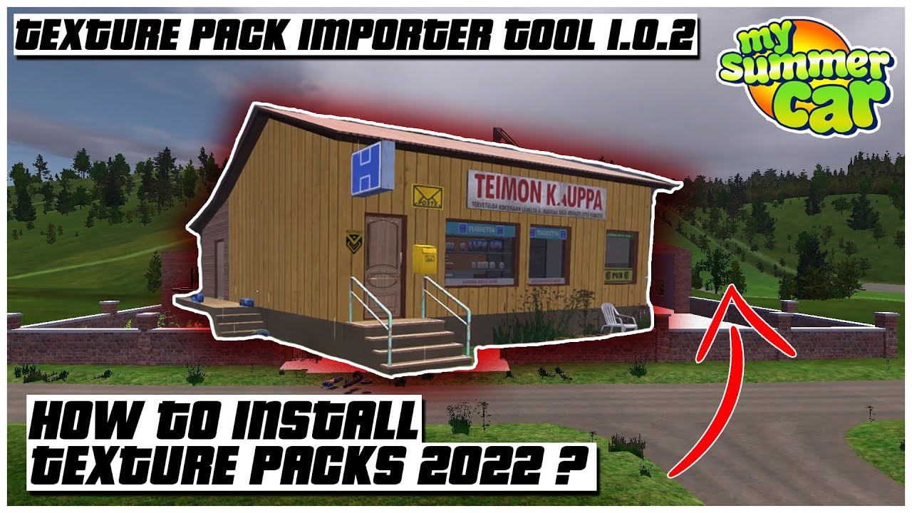 How To install Texture Packs? Texture Pack Importer Tool My Summer