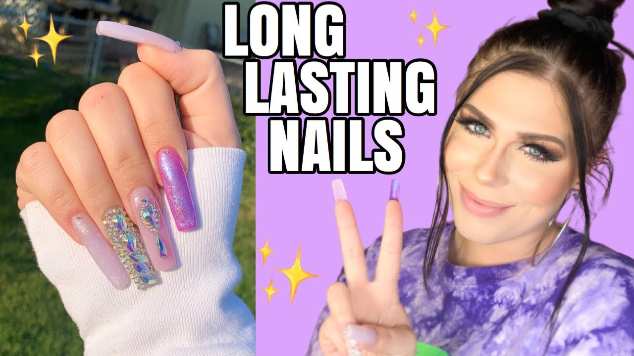 LONG LASTING GEL NAILS AT HOME (XXL Full Cover Nails) HOW TO IBD