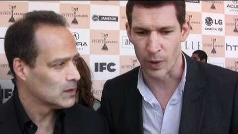 Sebastian Junger & Tim Hetherington at Film Independent Spirit Awards (2011)