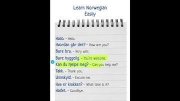 Learn Norwegian Easily