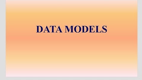 Data models in dbms | Data models in tamil