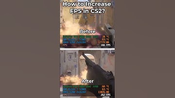 How To Increase FPS In CS2 (2024) #shorts