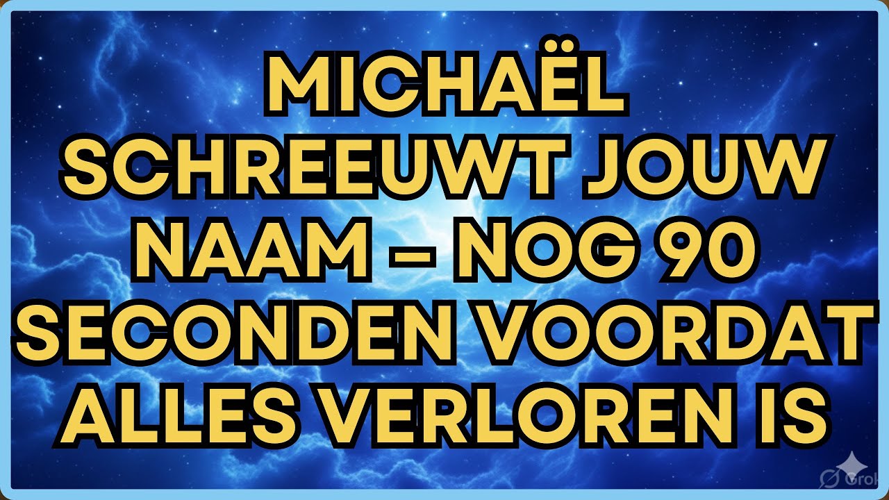 Michaël Schreeuwt Jouw Naam – Nog 90 Seconden Voordat Alles Verloren Is