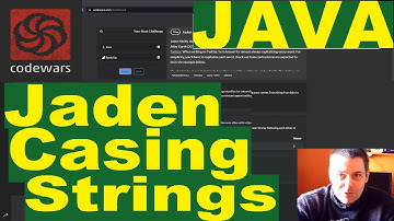 Codewars JadenCasingStrings Java solution