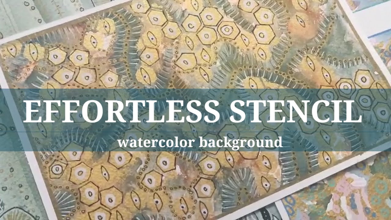 GET CREATIVE with your CHRISTMAS STENCILS using MIXED MEDIA on you ...