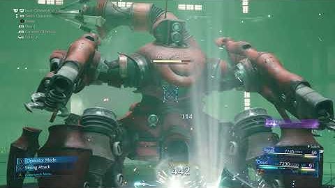 Final Fantasy VII REMAKE - Scorpion Sentinel Boss - Hard Mode (No Damage)