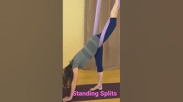 How To Easily Achieve Standing Splits #aerialhammock