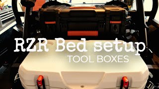 Polaris RZR Cooler and Storage Box DIY Setup on a Budget - Part 2