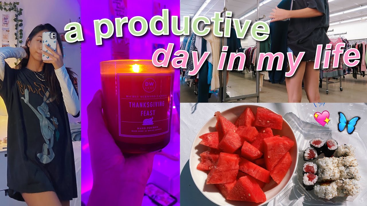 a fall productive day in my life *getting my life together* :) - YouTube
