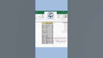 How to Delete Blank Rows in Excel | Quick Trick Using Go To Special #excel  #msexcel #learnexcel