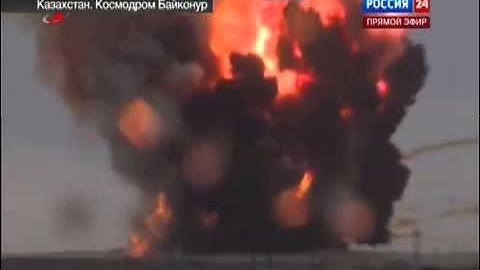 Russian Proton-M rocket explodes after flying wildly out of control