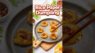 A New INCREDIBLE Rice Paper Dumpling Recipe | Easy And Crispy😋