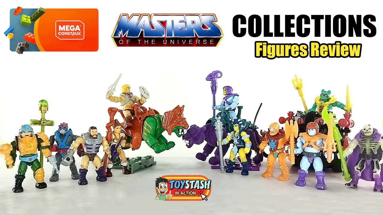MEGA Construx MOTU Collections Figures Review! - YouTube