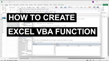How to Create VBA Function | Microsoft Excel