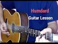 hamdard guitar lesson chords cover from ek villain