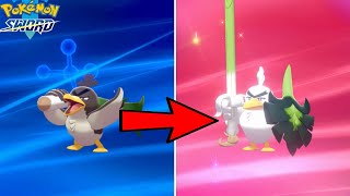 How To Evolve Farfetchd Into Sirfetchd - Pokemon Sword Nintendo Switch Gameplay Walkthrough