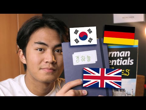 Caraku belajar bahasa asing secara otodidak (Inggris, Korea, Jerman)