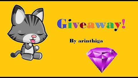 1ST GIVEAWAY || giveaway by Arinthiga || Meow playground