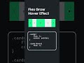 CSS flex grow animation effect #css3 #cssflexbox #flexbox #webdesign #webdevelopment #coding #shorts