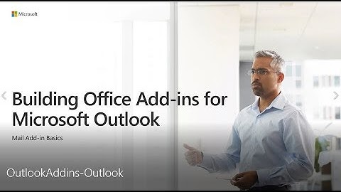 Building Add-ins for Microsoft Outlook