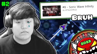 Sonic Wave Infinity Scares Me... Extreme Demon Roulette Geometry Dash