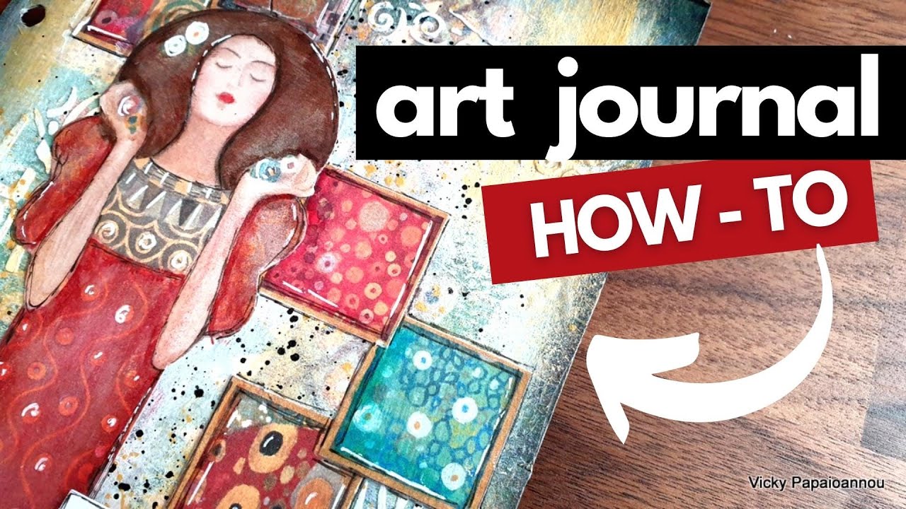 art journal | Klimt themed