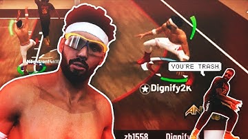 I TOOK MY POST SCORER TO THE 1V1 COURT AT THE STAGE AND THIS HAPPENED.. BEST POST SCORER NBA 2K19