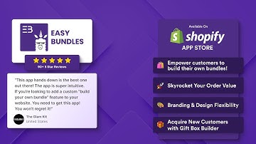 Easy Bundles | Bundle Builder | Gift Box Builder | Shopify App