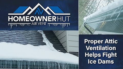 Attic Ventilation Helps Fight Ice Dams