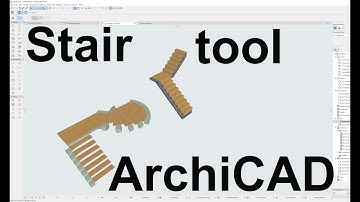 ArchiCAD tutorial - 15 - stair tool