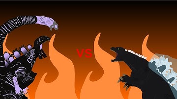 Heisei Godzilla vs Shin Godzilla | Sticknodes animation