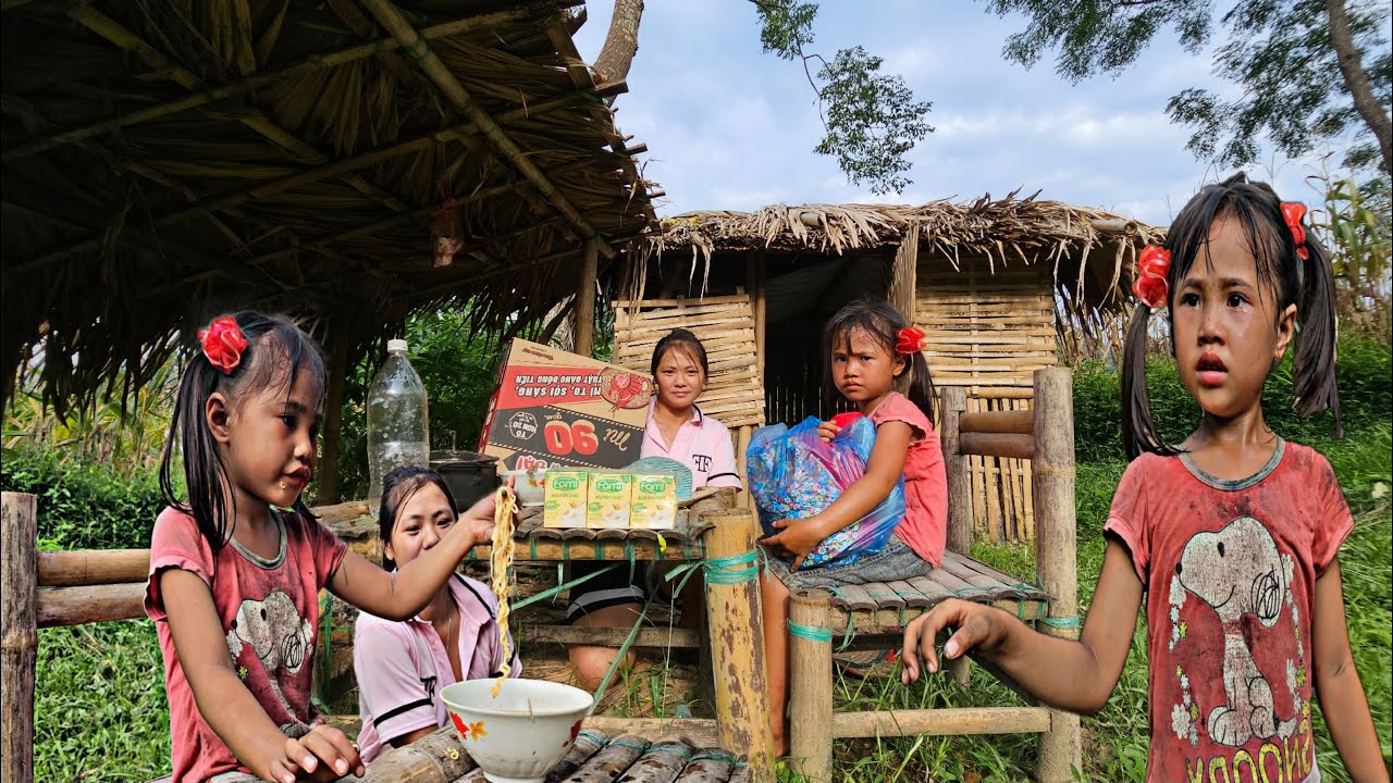 Poor girl - moved to tears, because she was cared for and loved l kieutrinhtv