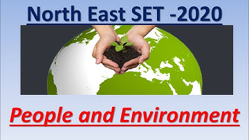 North East SET 2020 | Paper 1 preparation | MCQs on People Development and Environment | Lecture 1