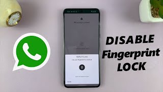 How To Disable WhatsApp Fingerprint Unlock screenshot 3
