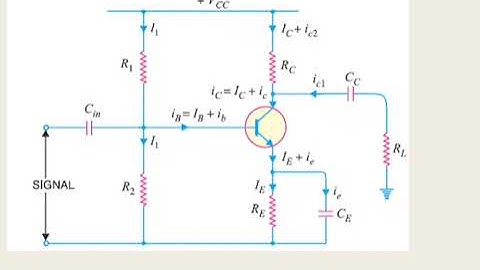 Single stage transistor amplifier