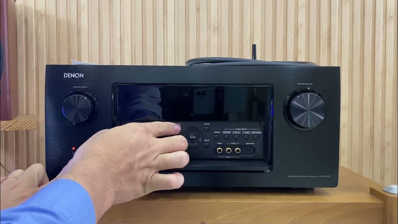 Reset Denon AVR4520 YouTube