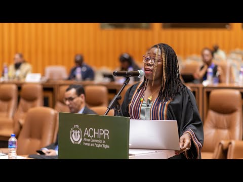 RFLD statement at the 85th Ordinary Session of the ACHPR, Banjul, October 2025