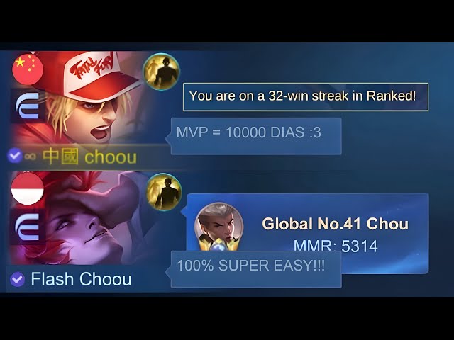 I MET TOP GLOBAL CHOU AND UNDERESTIMATE MY PAQUITO AND THIS HAPPENED... - Mobile Legends class=