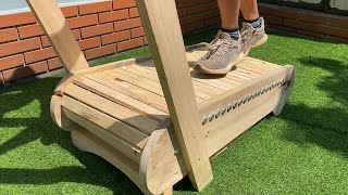 How To Build Your Own Treadmill At Home // The Smartest Woodworking Idea In The World